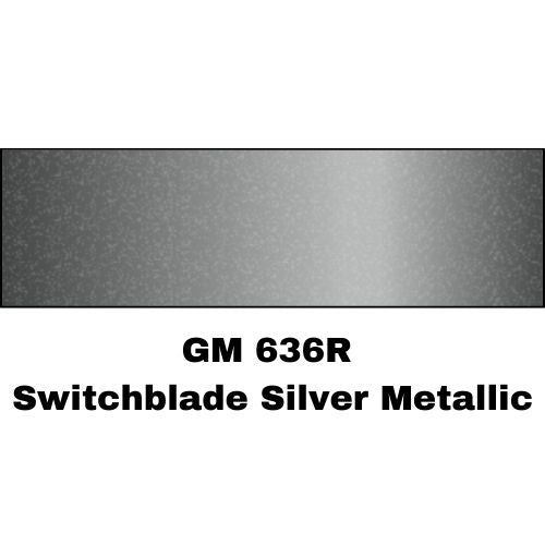 GM 636R Switchblade Silver Metallic Low VOC Basecoat Paint
